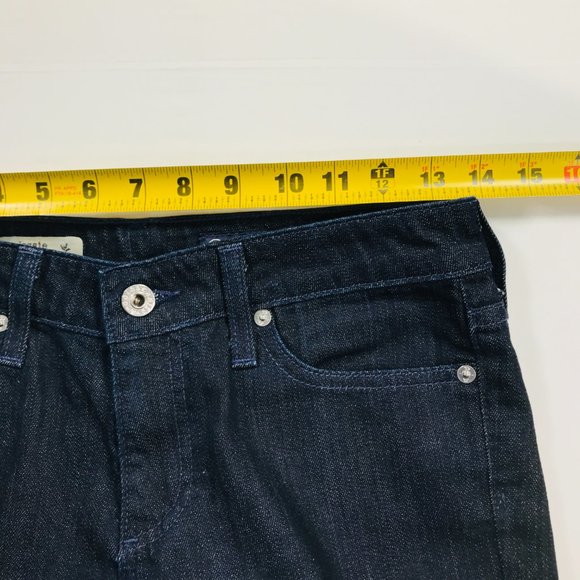 AG Adriano Goldschmied The Jessie Curvy Boot Fit Blue Jeans Women's Size 27R - Picture 9 of 11